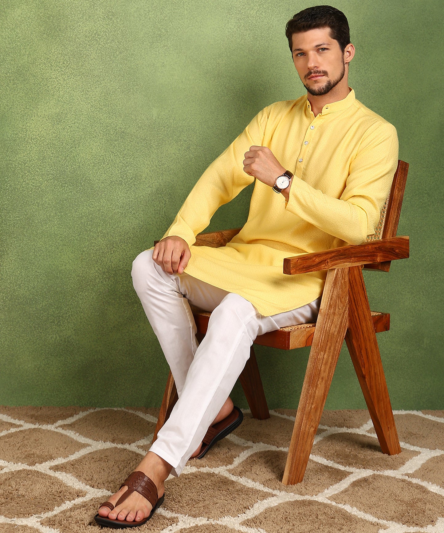 Men Kurta Pyjama Set