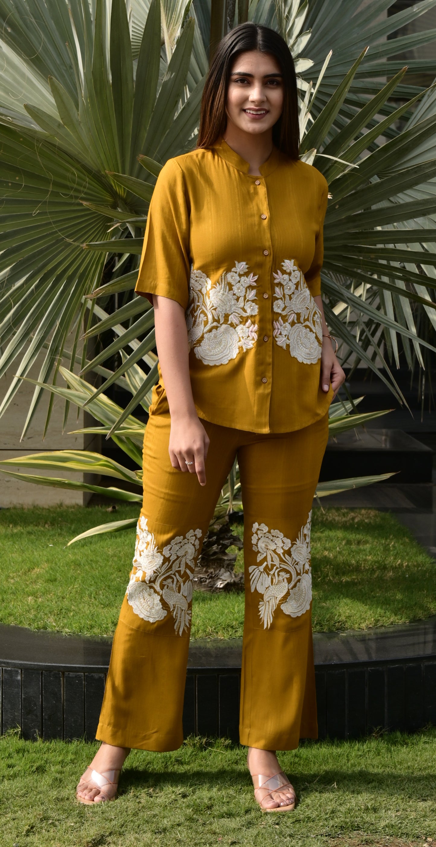 Women Shirt Pant Co-ords Set