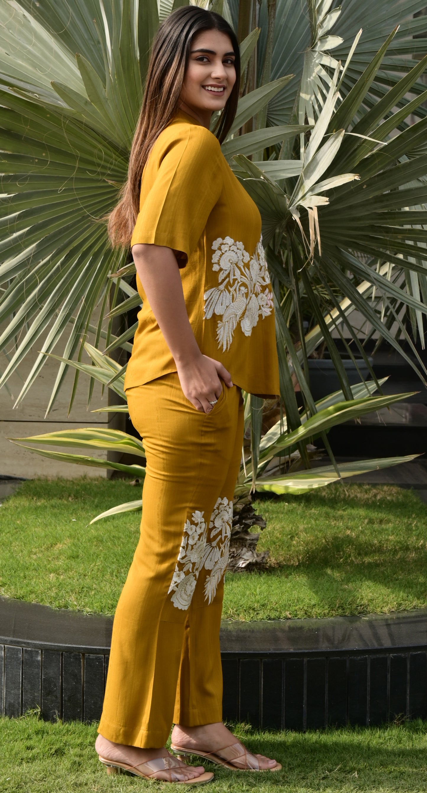Women Shirt Pant Co-ords Set
