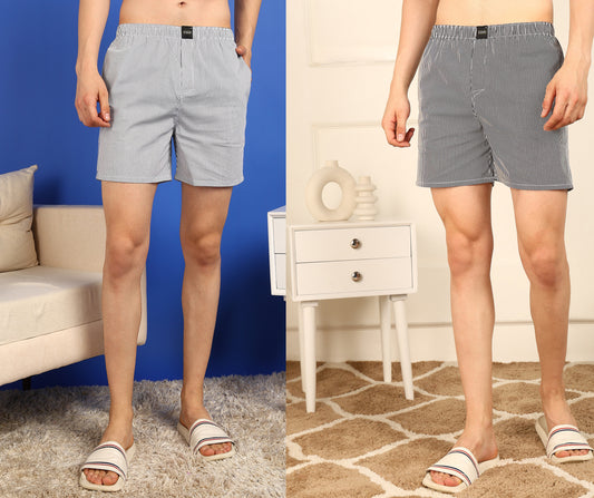 Striped Boxer Combo