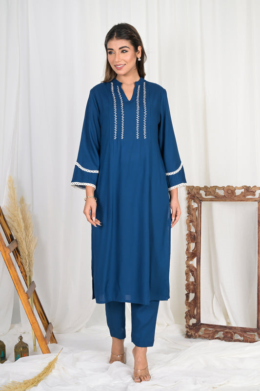 FUBAR Women Kurta Pyjama Dupatta Set