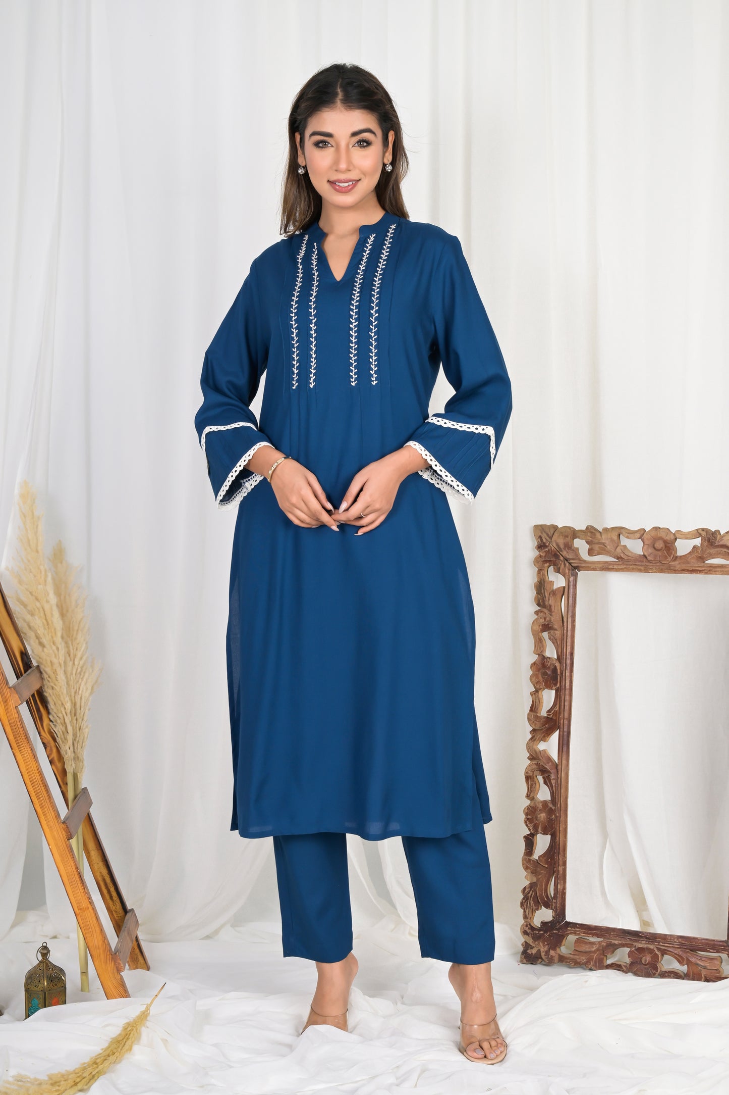 FUBAR Women Kurta Pyjama Dupatta Set