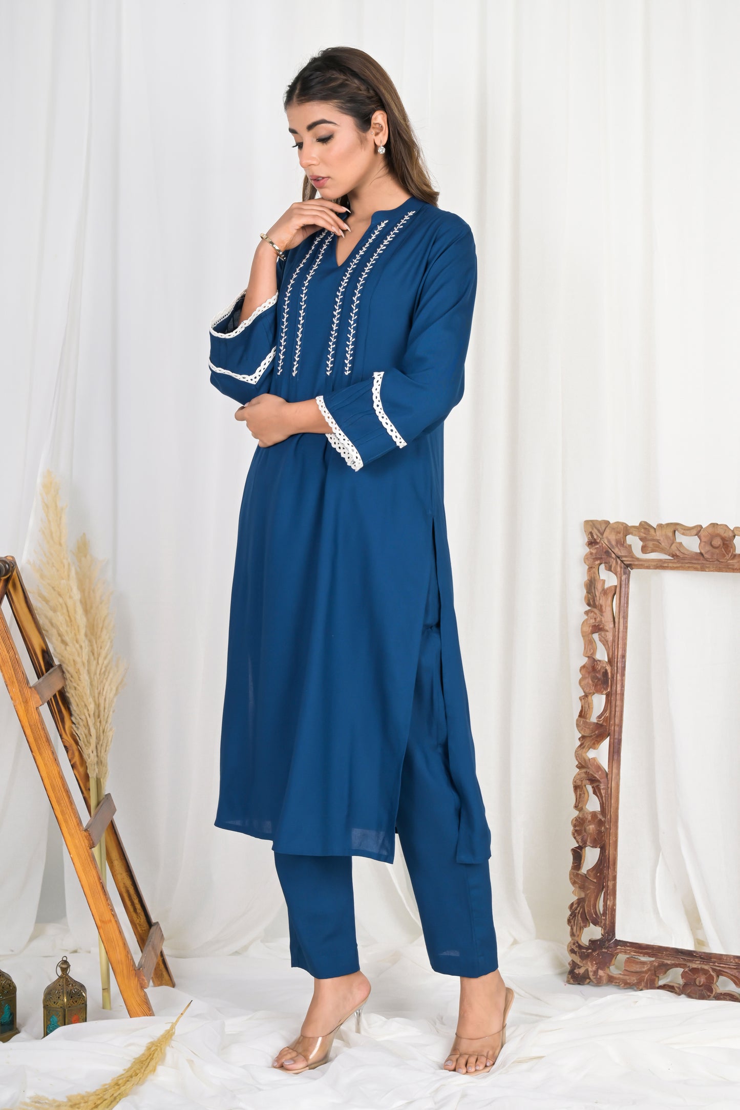 FUBAR Women Kurta Pyjama Dupatta Set