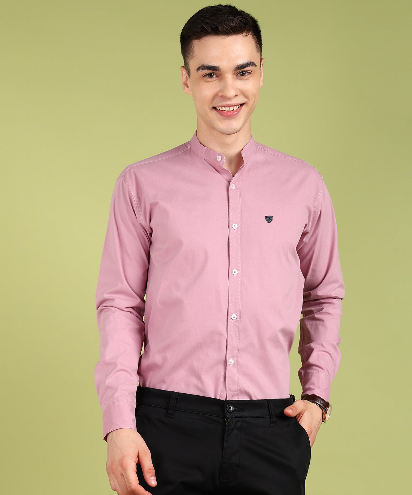 Men Solid Casual Shirt