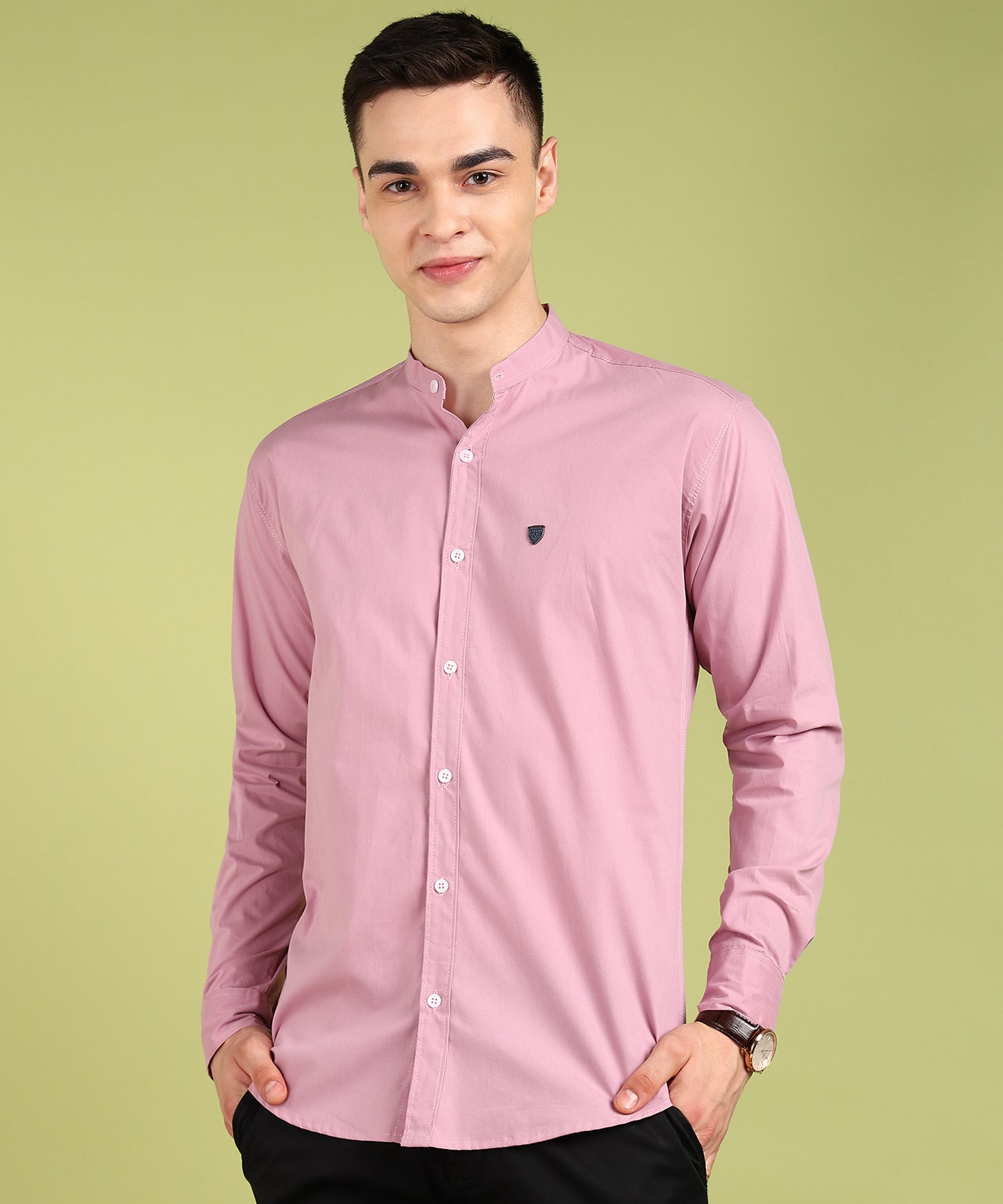Men Solid Casual Multicolor Shirt (Pack of 2)