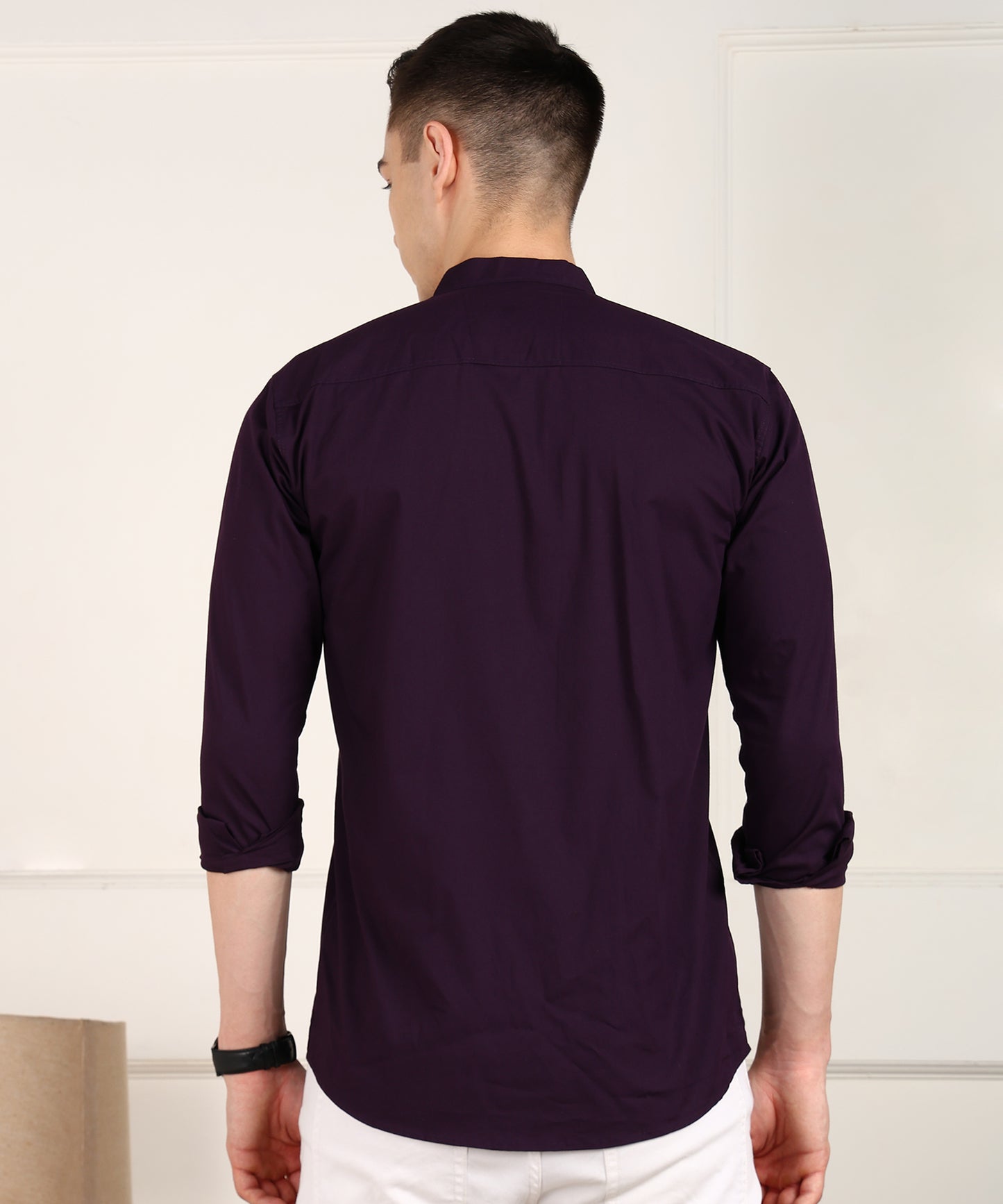 Men Solid Casual Shirt
