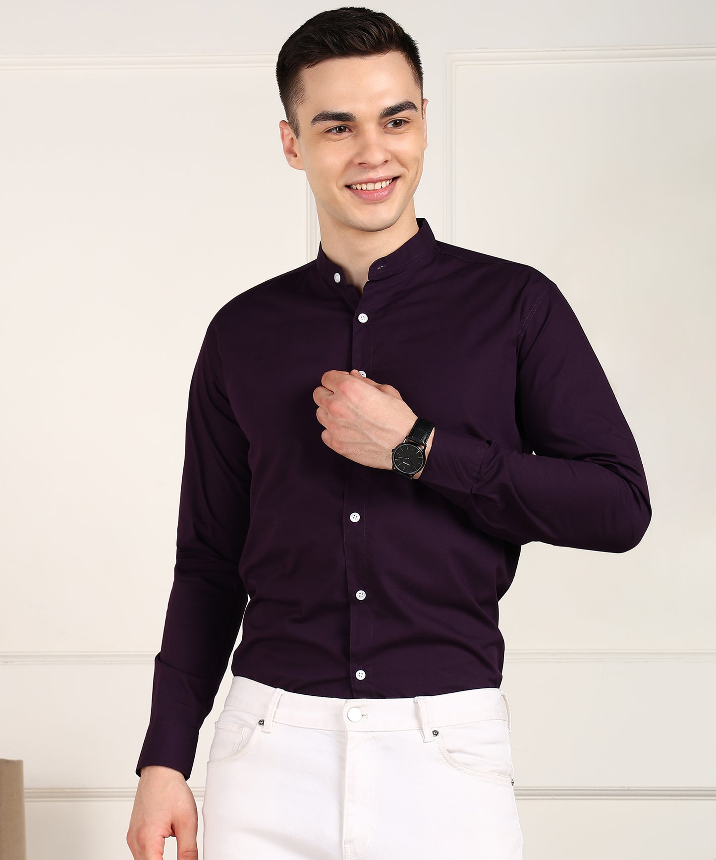 Men Solid Casual Multicolor Shirt (Pack of 2)