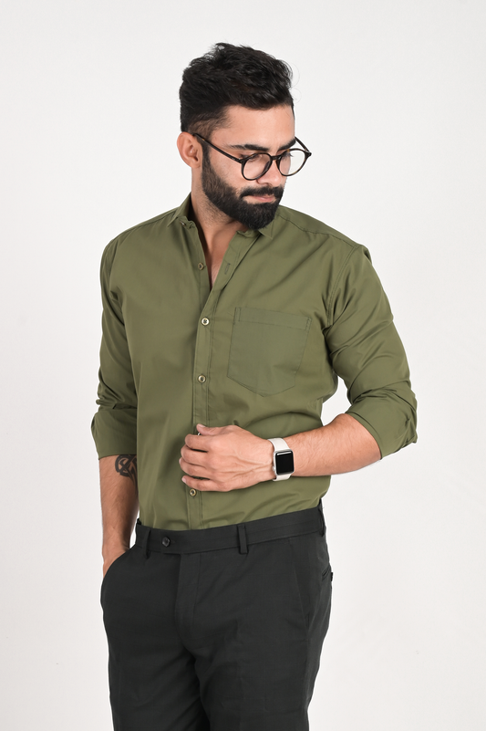 Solid Casual Shirt