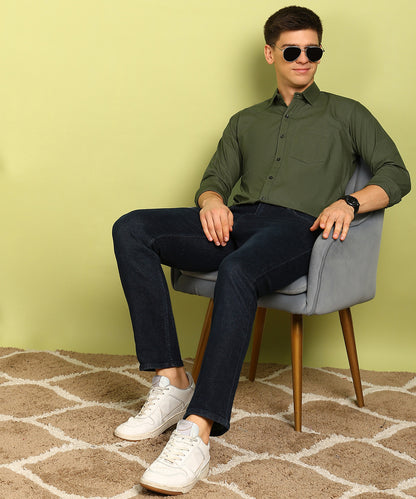Men Solid Formal Shirt