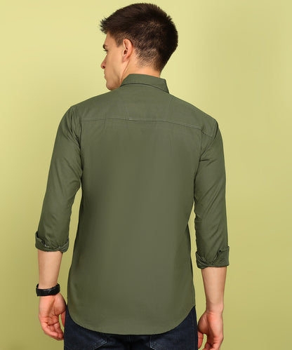 Men Solid Formal Shirt
